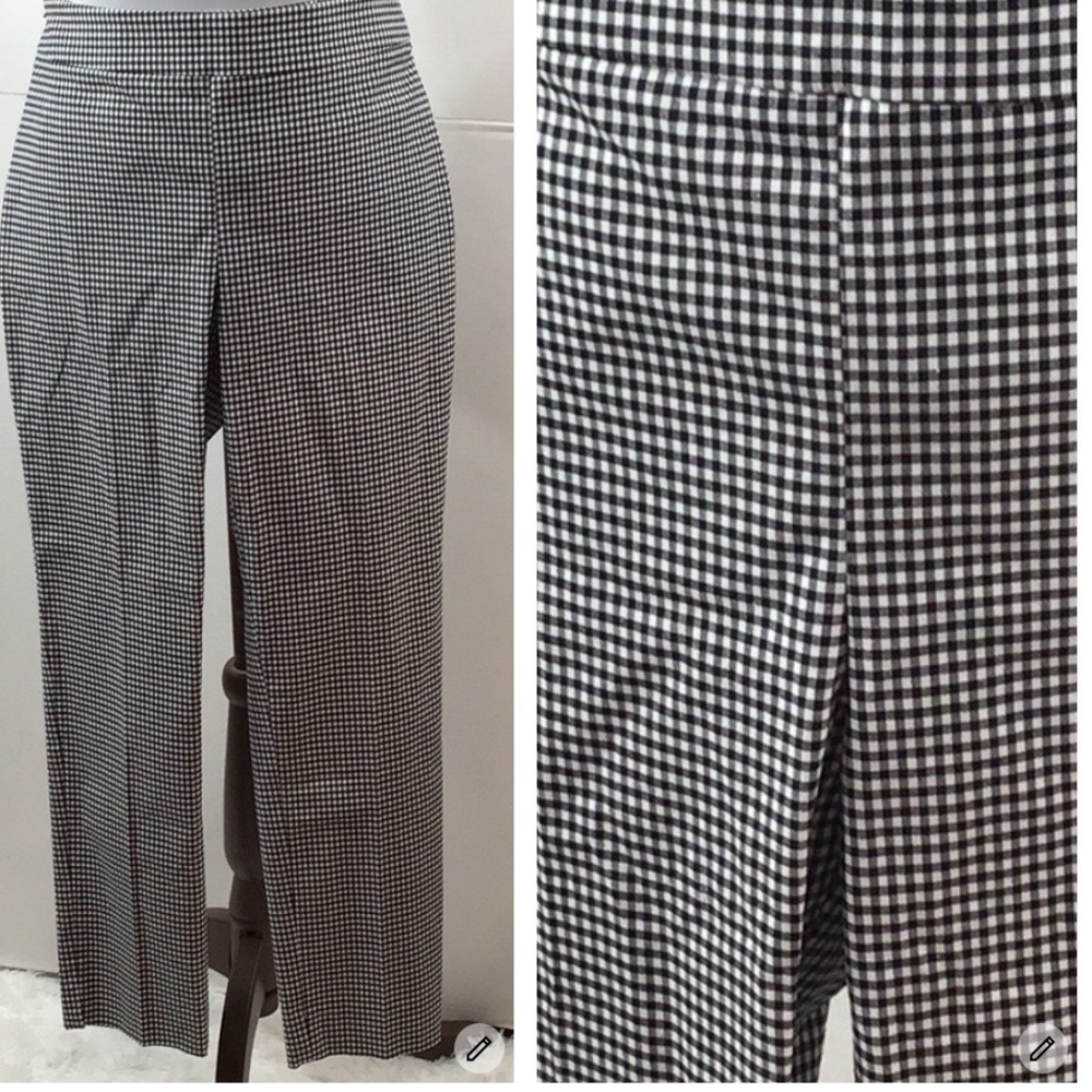 Talbots Chatham gingham check ankle pants NWT